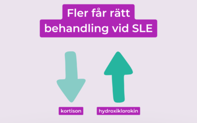 Fler får rätt behandling vid SLE – mindre kortison och mer hydroxiklorokin